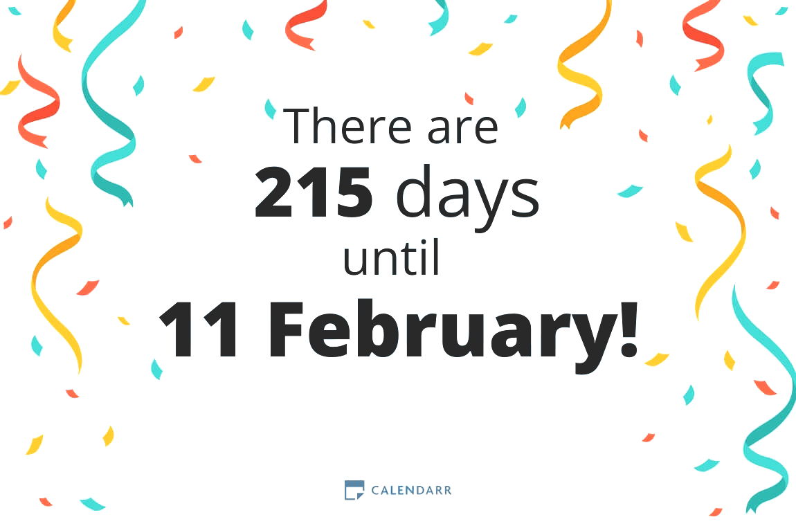 How many days until 11 February - Calendarr