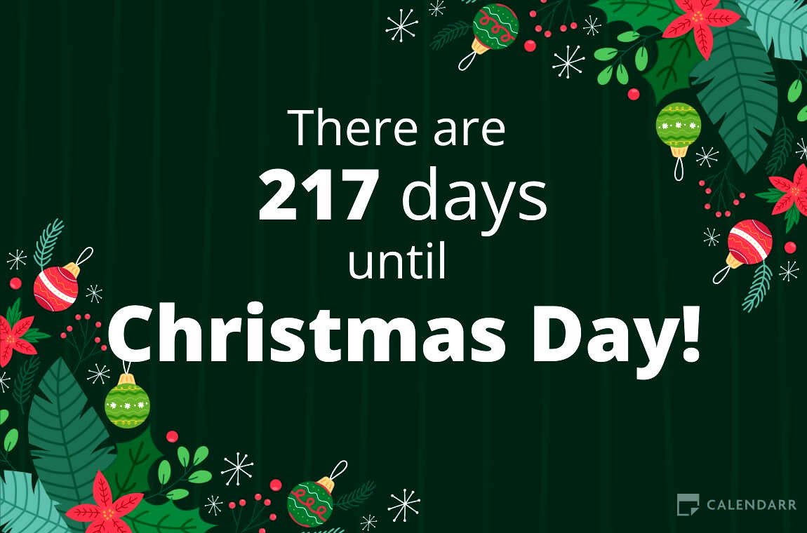 How many days until Christmas Day - Calendarr