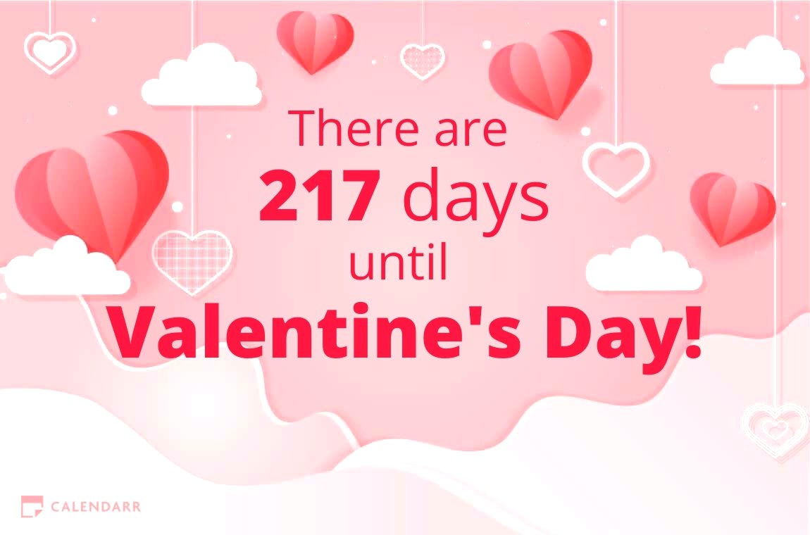 How many days until Valentine's Day Calendarr