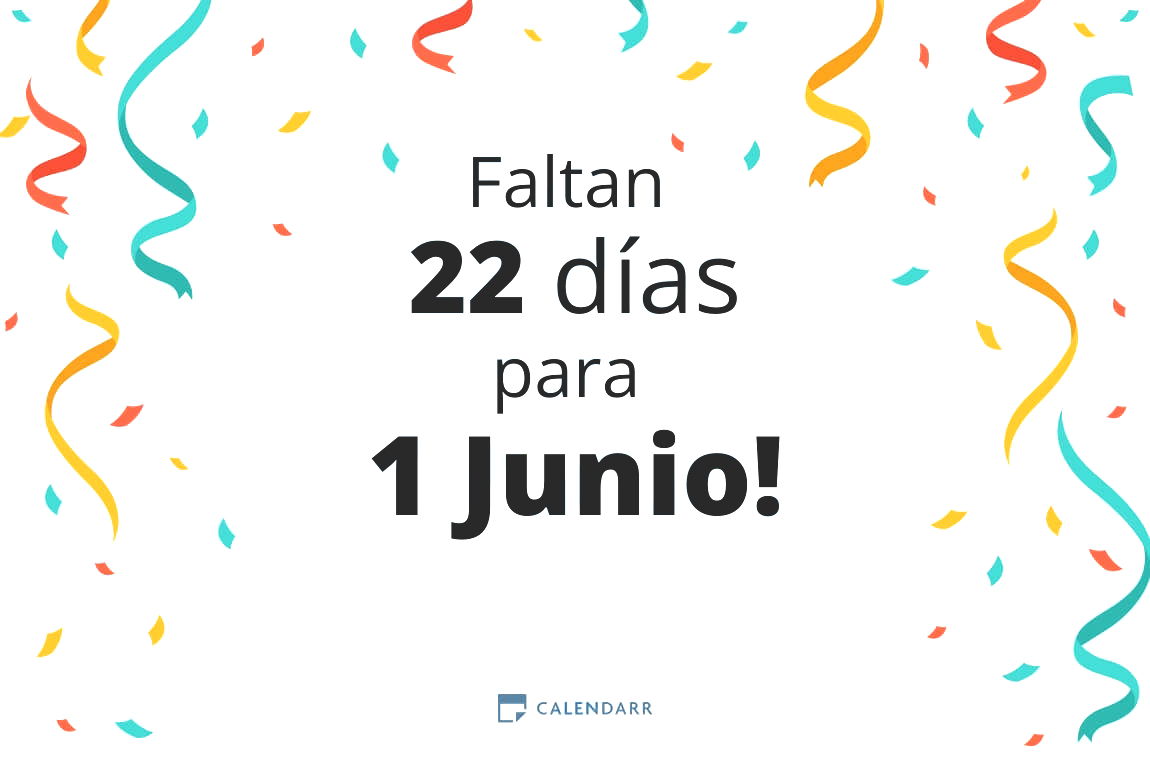 Descubre cuántos días faltan para 1 Junio - Calendarr