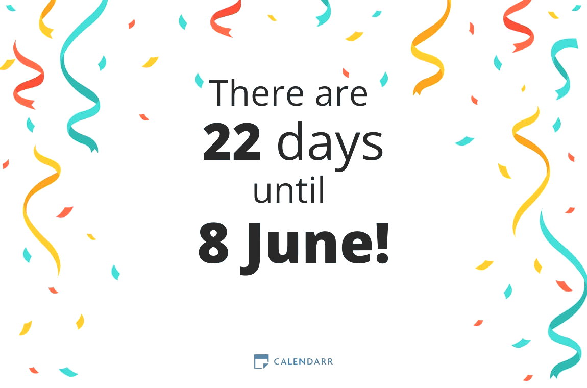 How many days until 8 June - Calendarr