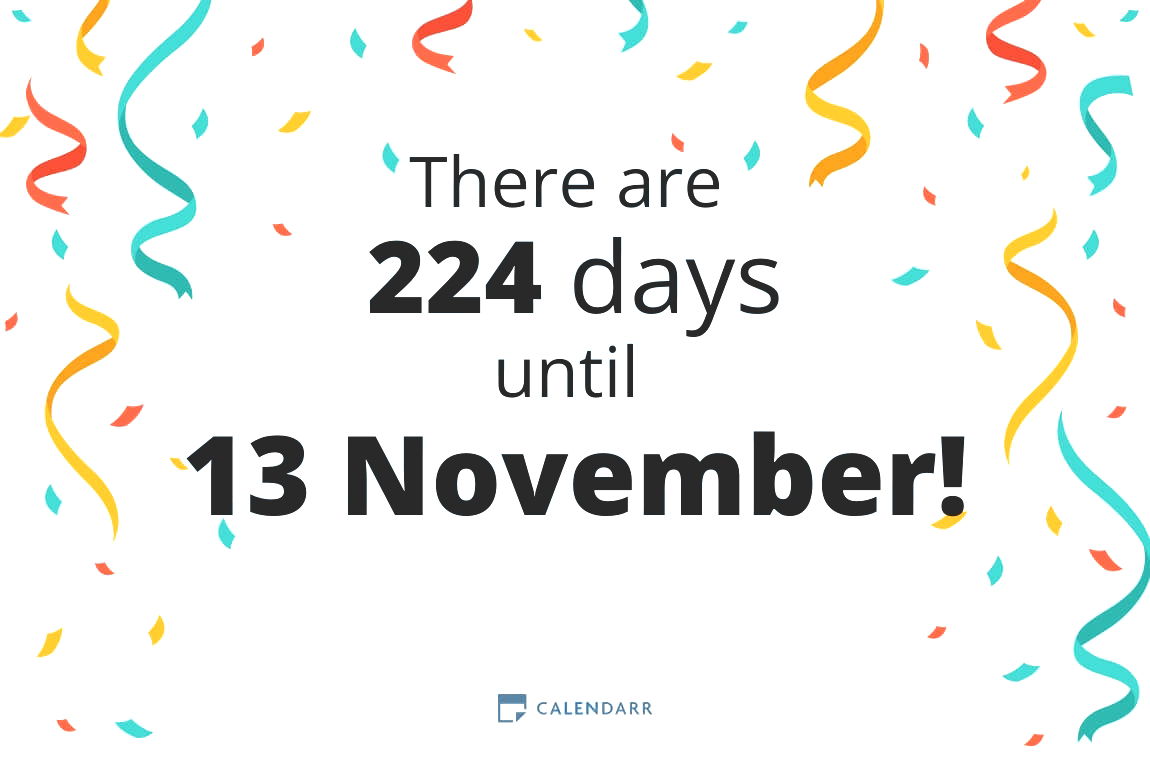 How many days until 13 November - Calendarr