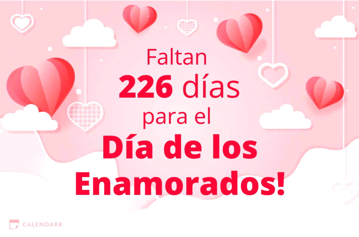 Descubre cuántos días faltan para  el Día de los Enamorados - Calendarr