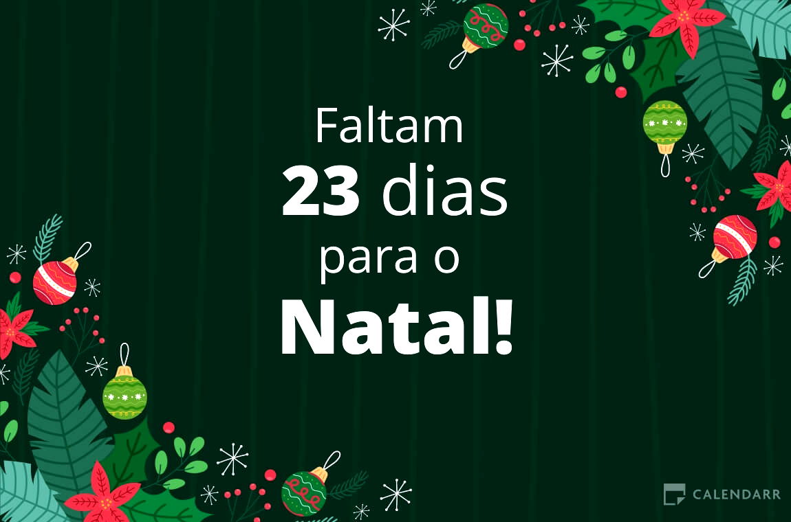 Descubra quantos dias faltam para o Natal - Calendarr