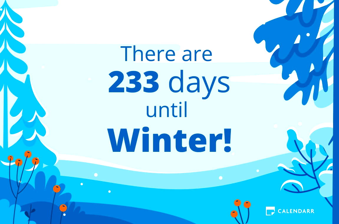 How many days until Winter - Calendarr