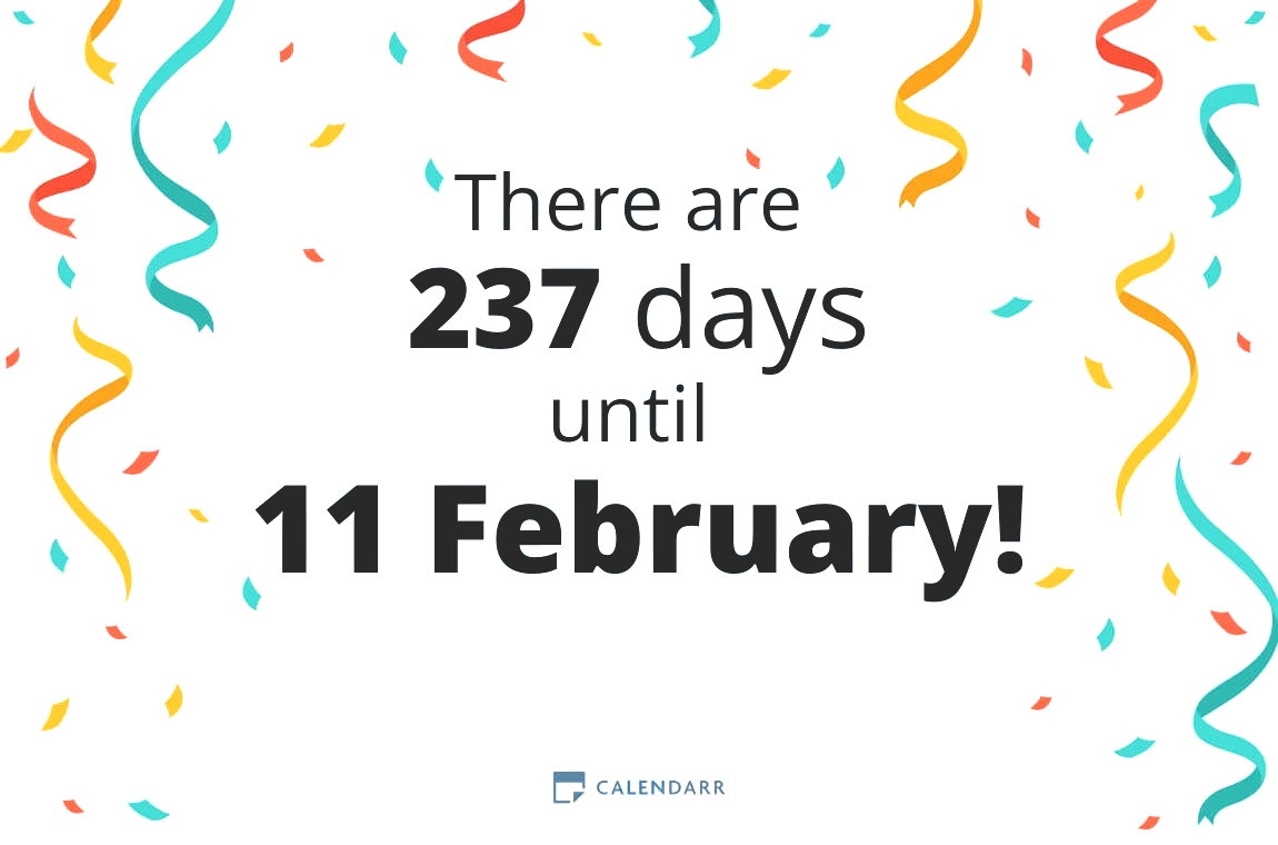 How many days until 11 February - Calendarr