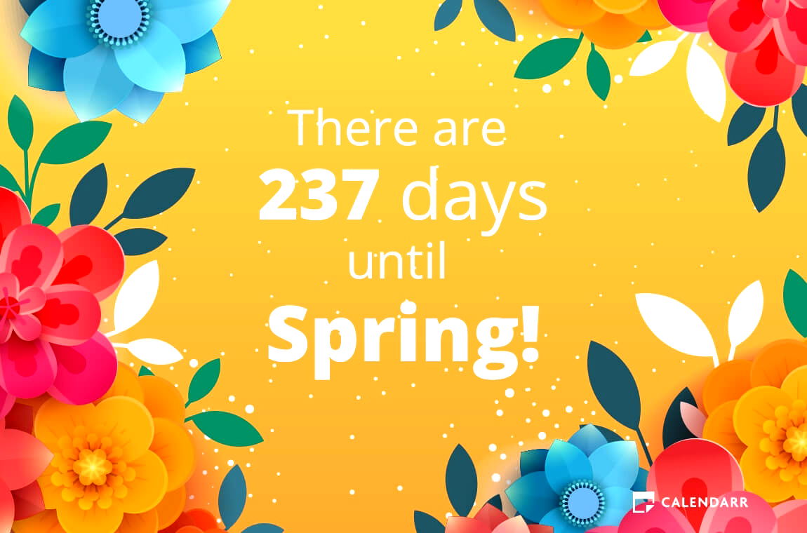 How many days until   Spring - Calendarr