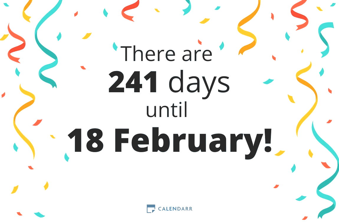 How many days until 18 February - Calendarr
