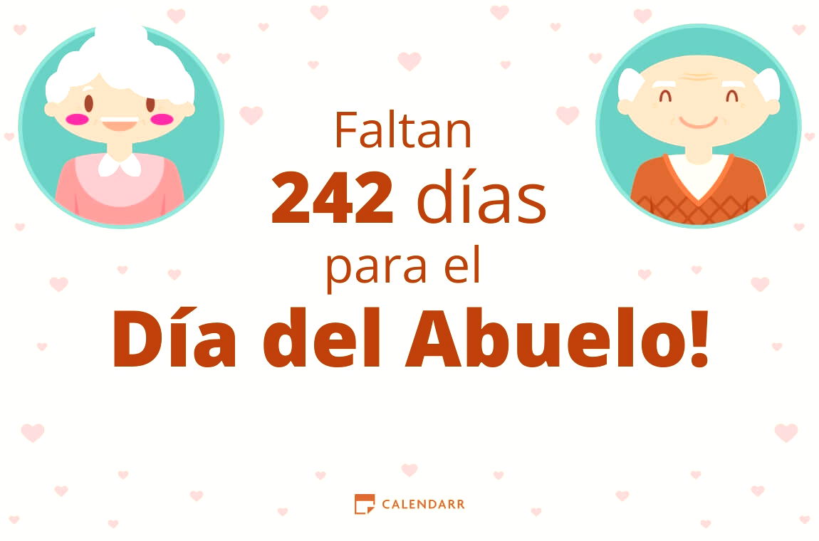 Descubre cuántos días faltan para  el Día del Abuelo - Calendarr