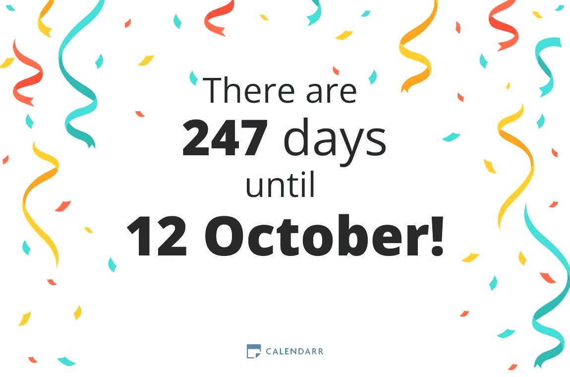 How many days until 12 October - Calendarr