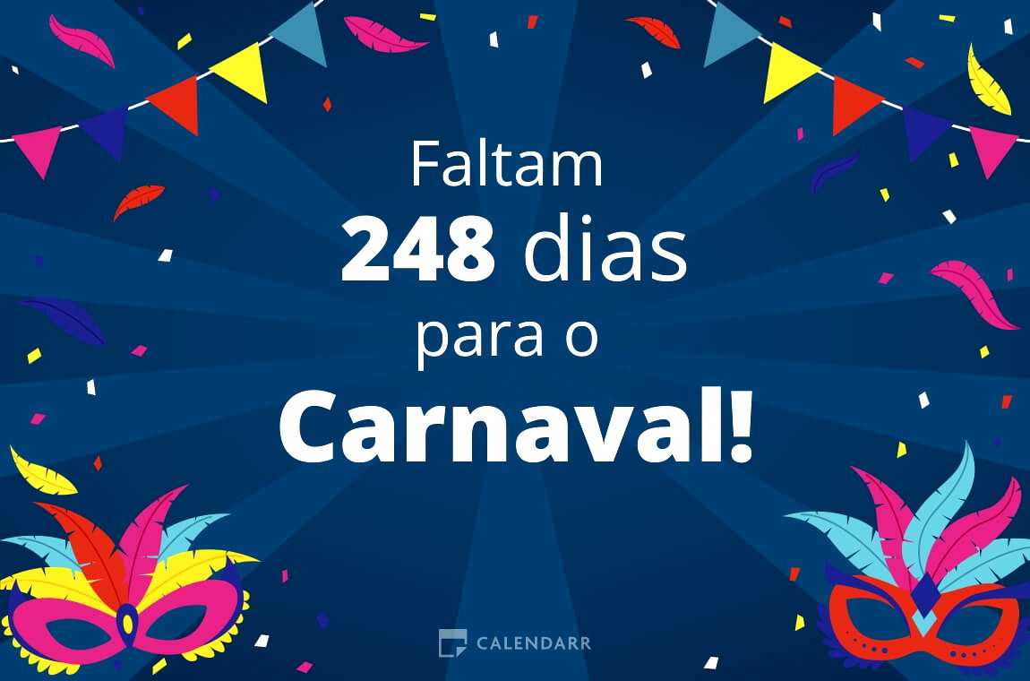 Descubra quantos dias faltam para  o Carnaval - Calendarr