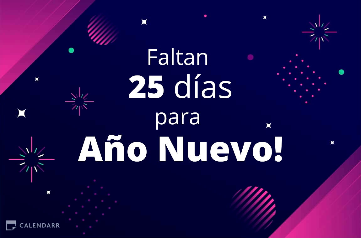 Descubre cuántos días faltan para Año Nuevo - Calendarr