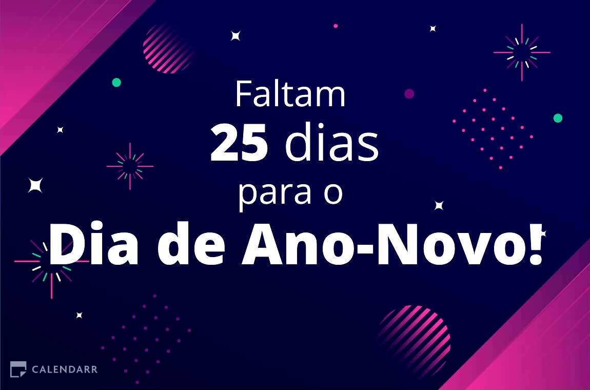 Descobre quantos dias faltam para o Dia de Ano-Novo - Calendarr