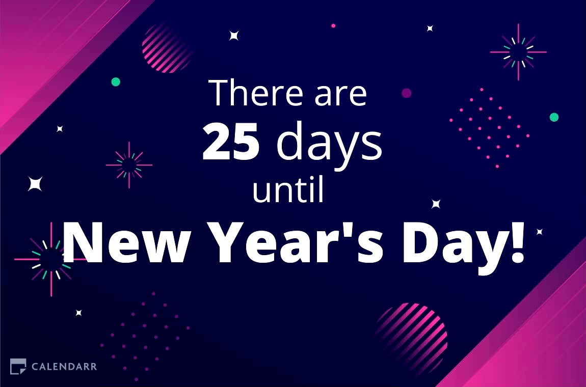 How many days until New Year's Day - Calendarr
