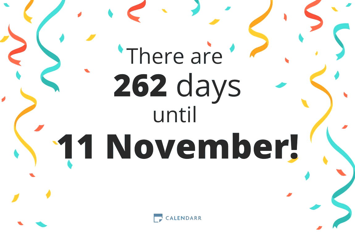 How many days until 11 November - Calendarr