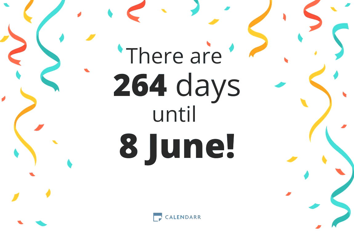How many days until 8 June - Calendarr