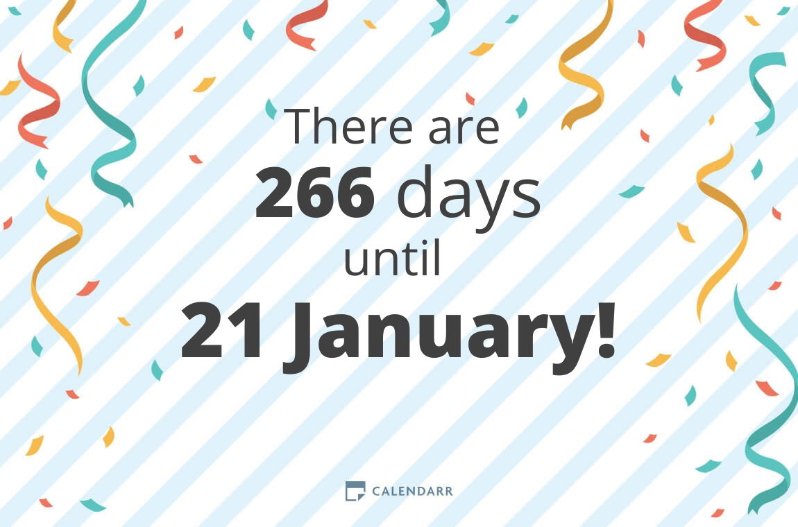 How Many Days Until 21 January Calendarr