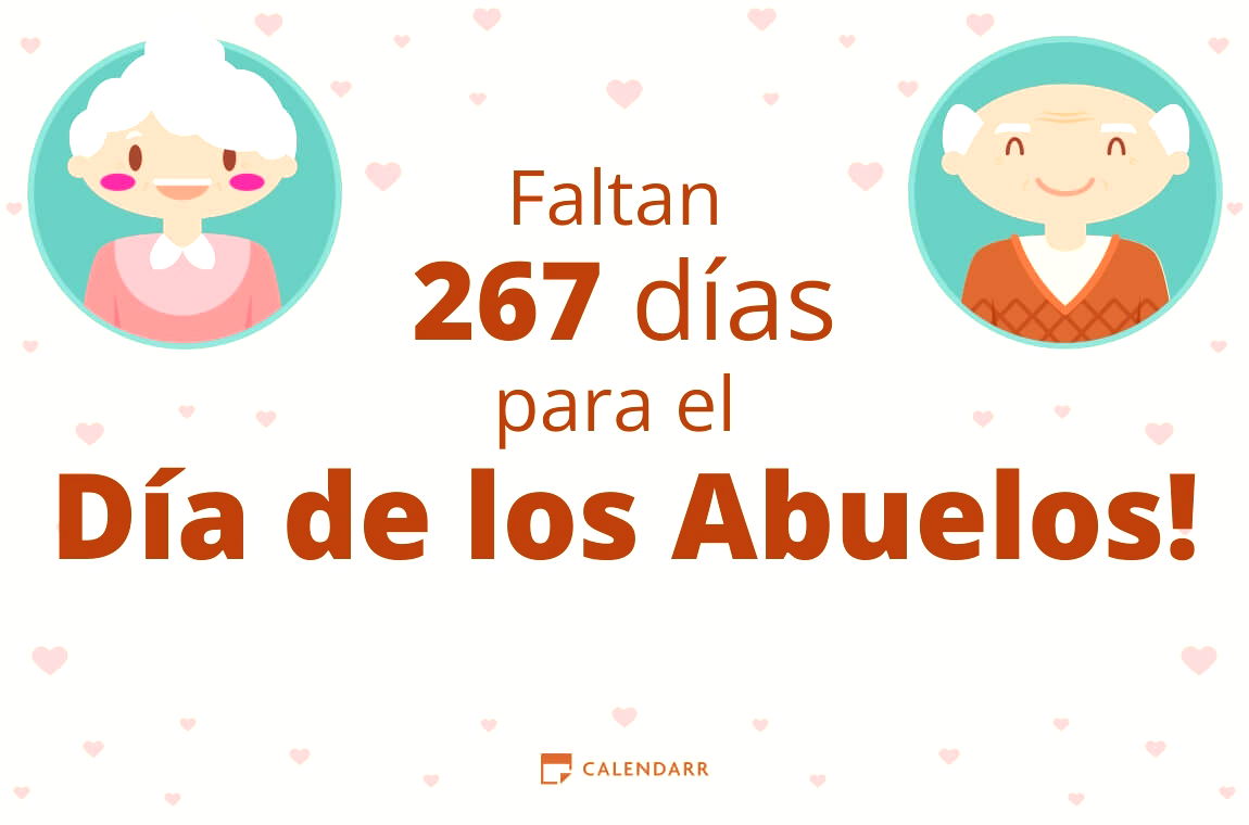 Descubre cuántos días faltan para el Día de los Abuelos - Calendarr