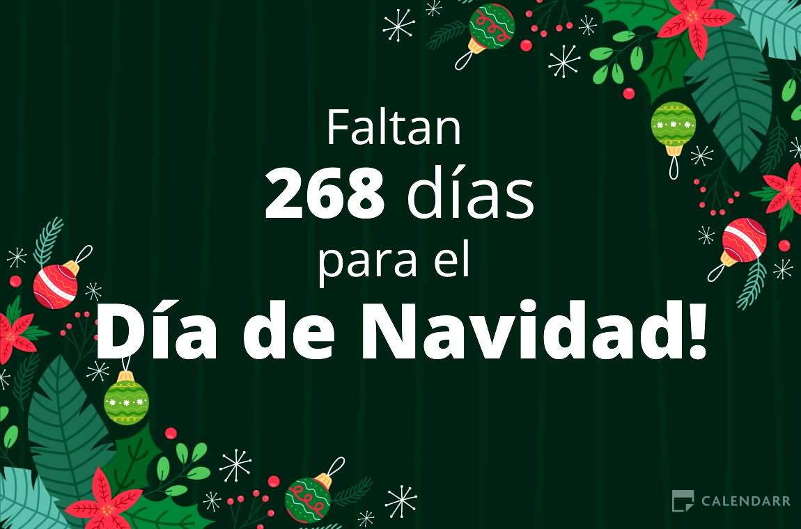 Descubre cuántos días faltan para  el Día de Navidad - Calendarr