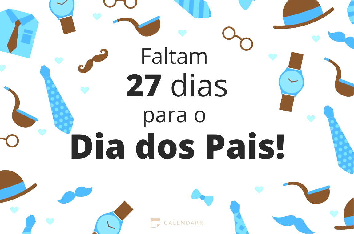 Descubra quantos dias faltam para o Dia dos Pais Calendarr