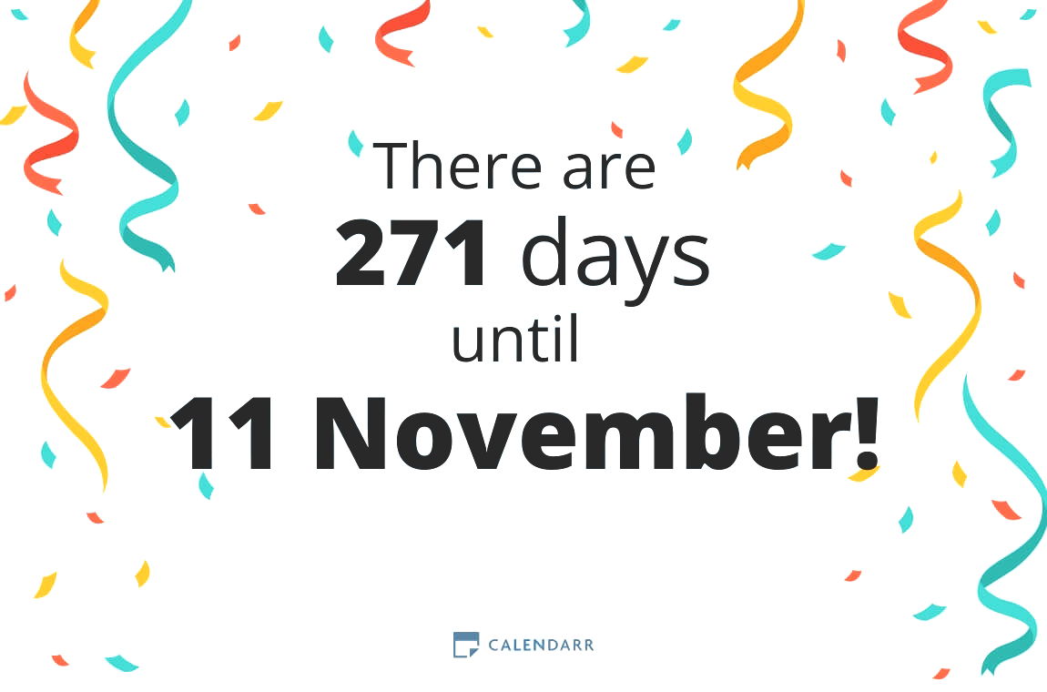 How many days until 11 November - Calendarr