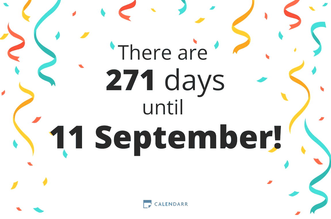 How many days until 11 September - Calendarr