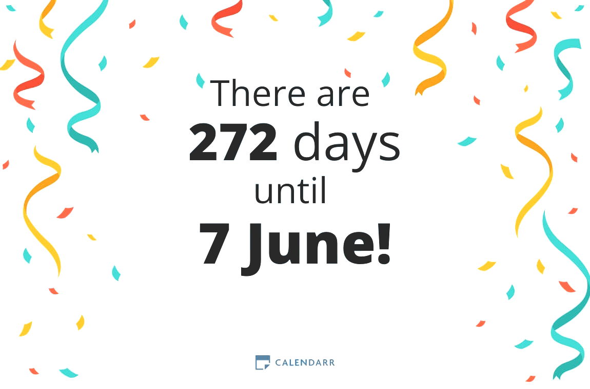 How many days until 7 June - Calendarr