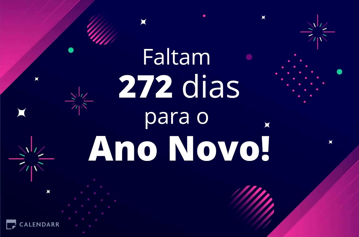 Descubra quantos dias faltam para o Ano Novo Calendarr