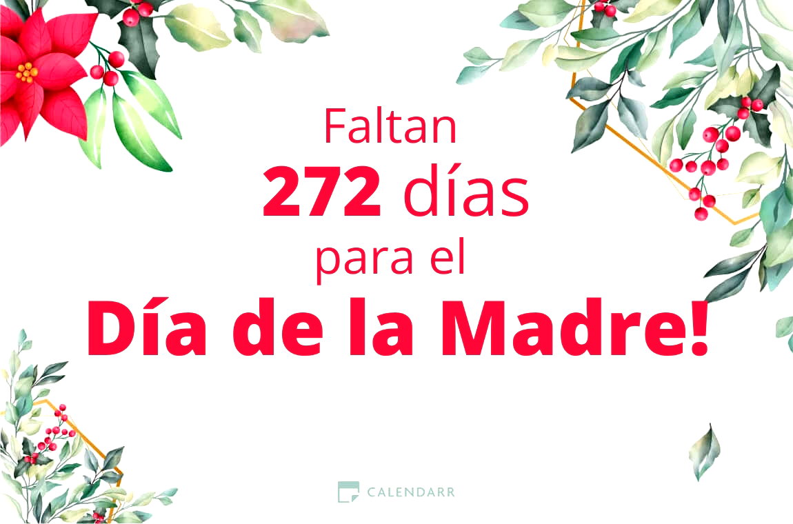Descubre cuántos días faltan para el Día de la Madre - Calendarr