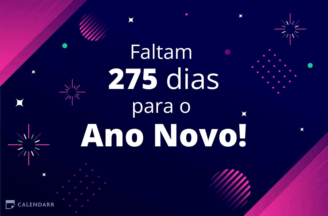 Descubra quantos dias faltam para  o Ano Novo - Calendarr