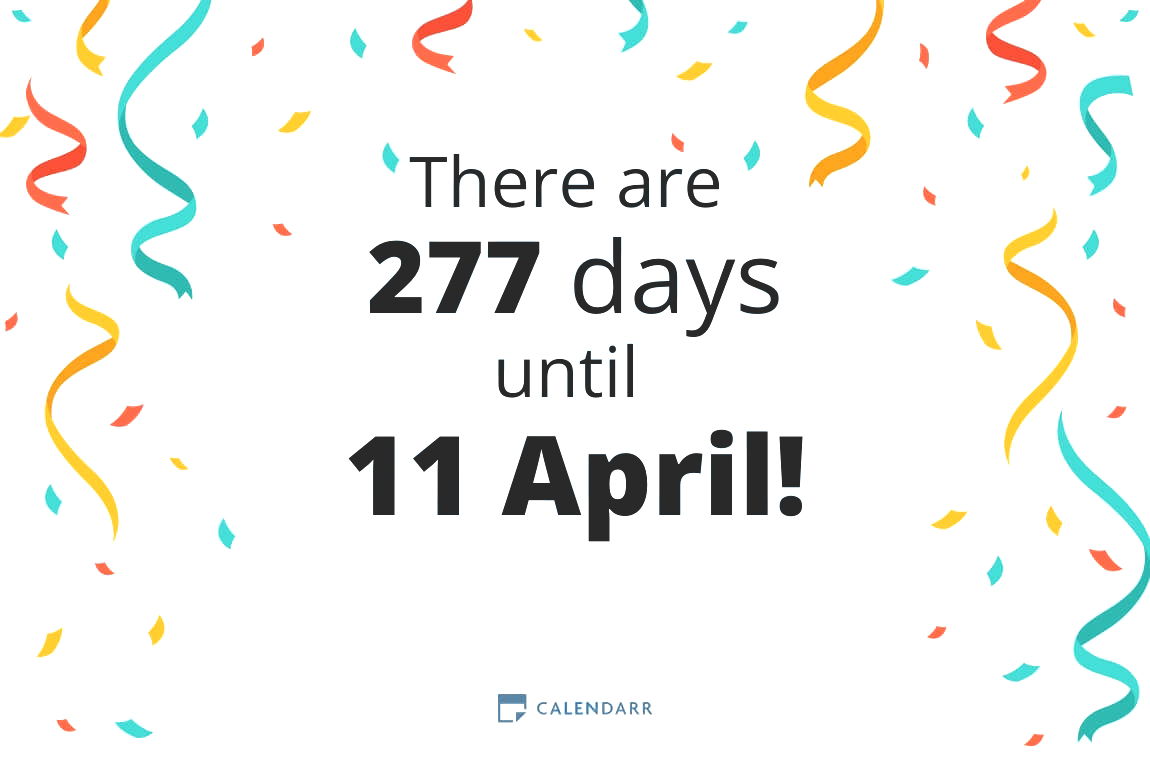 How many days until 11 April - Calendarr