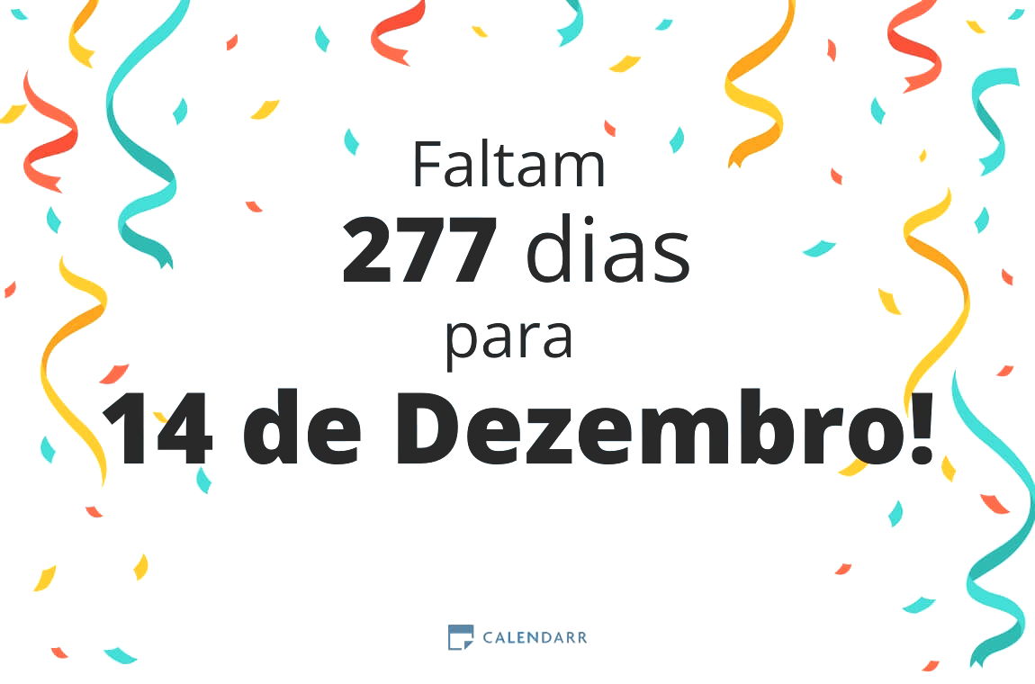 Descobre quantos dias faltam para 14 de Dezembro - Calendarr