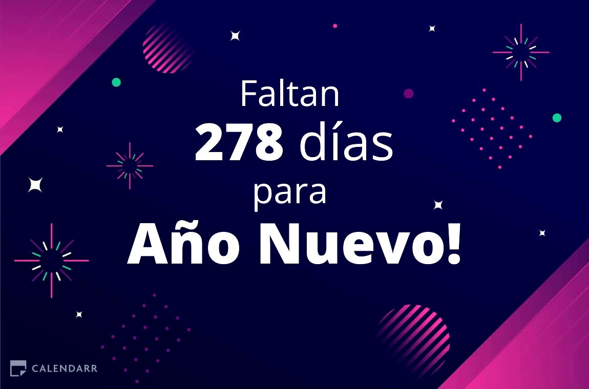 Descubre cuántos días faltan para Año Nuevo - Calendarr