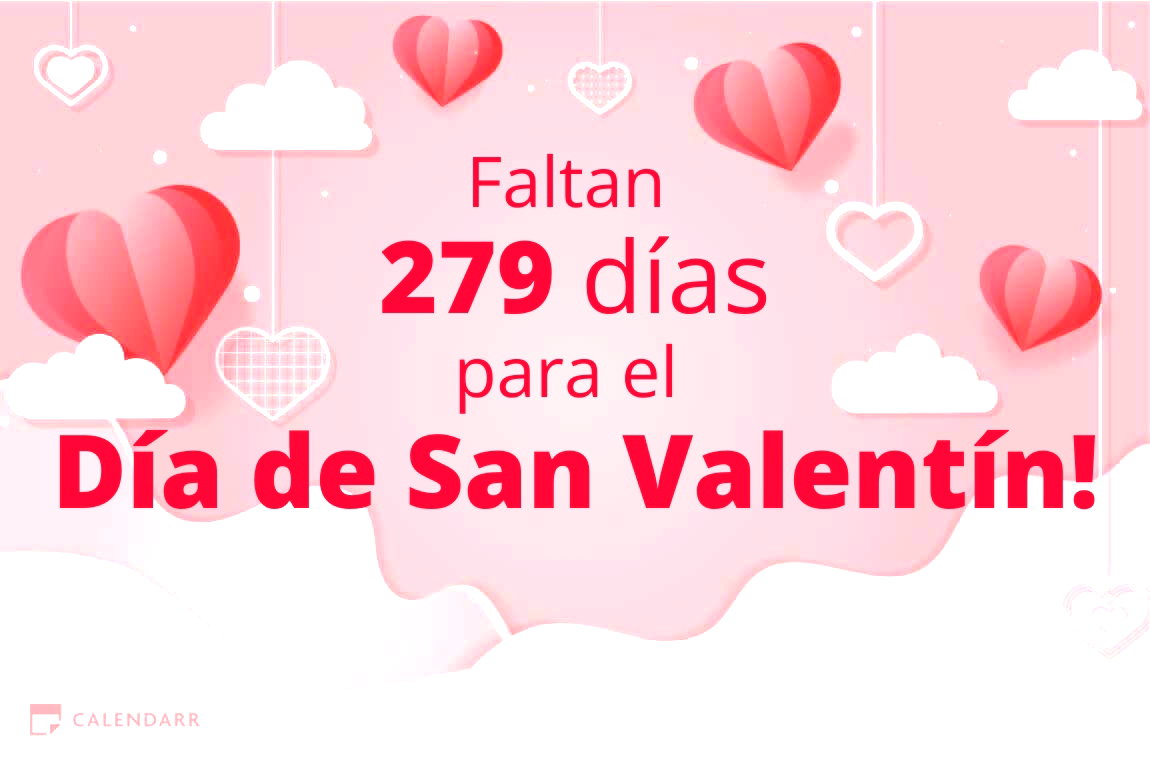 Descubre cuántos días faltan para  el Día de San Valentín - Calendarr