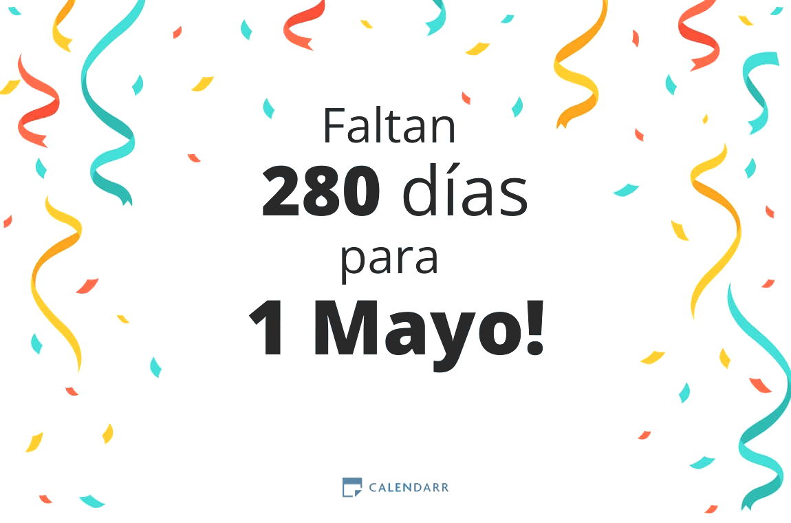 Descubre cuántos días faltan para 1 Mayo - Calendarr