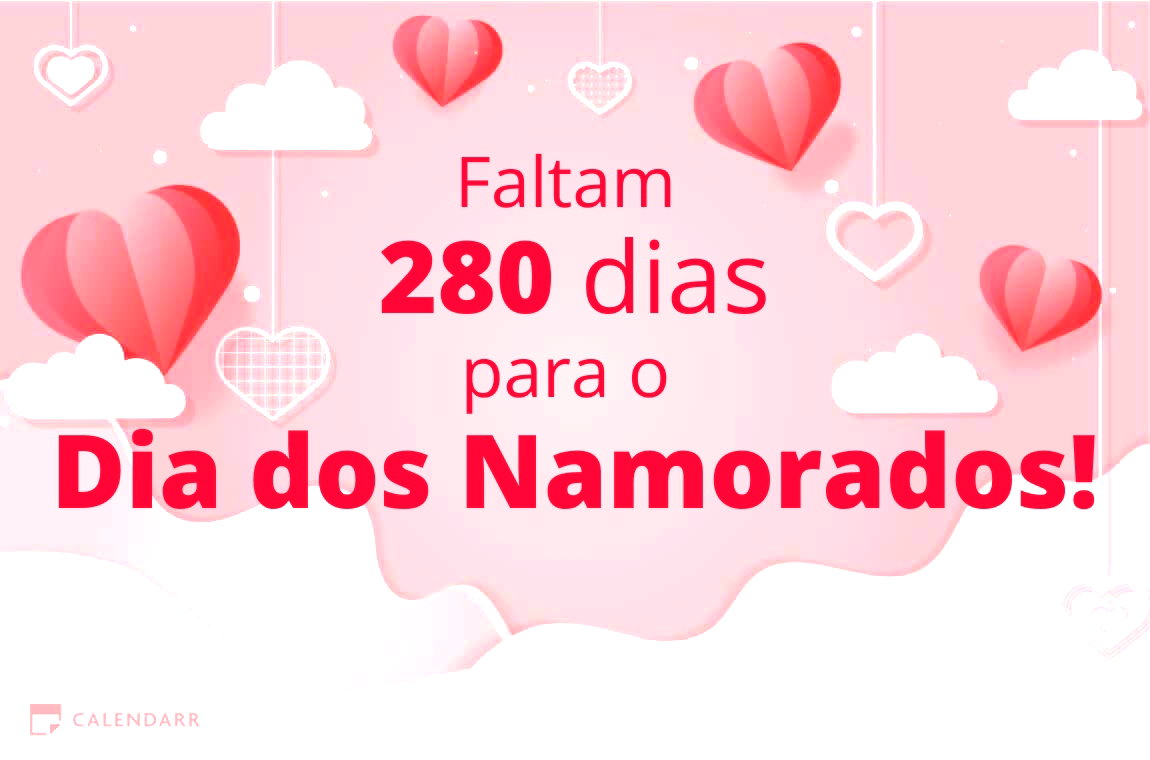 Descubra quantos dias faltam para  o Dia dos Namorados - Calendarr