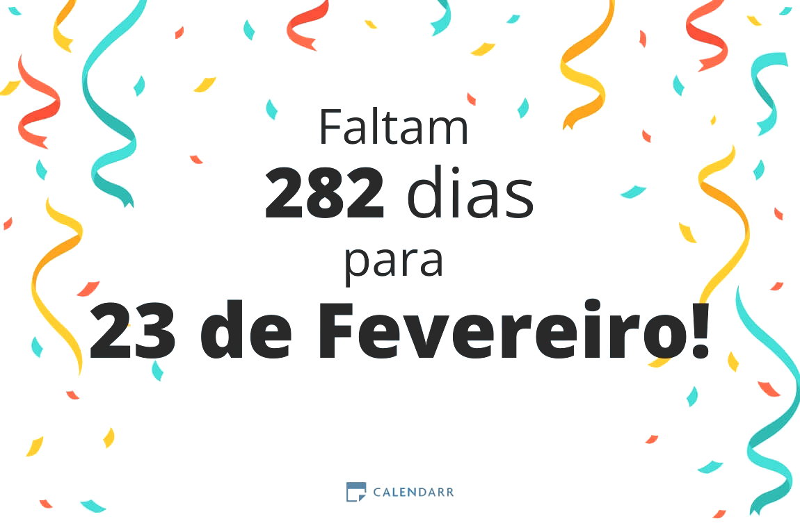 Descobre quantos dias faltam para 23 de Fevereiro - Calendarr