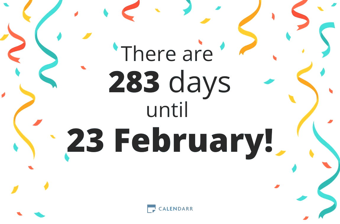 How many days until 23 February - Calendarr