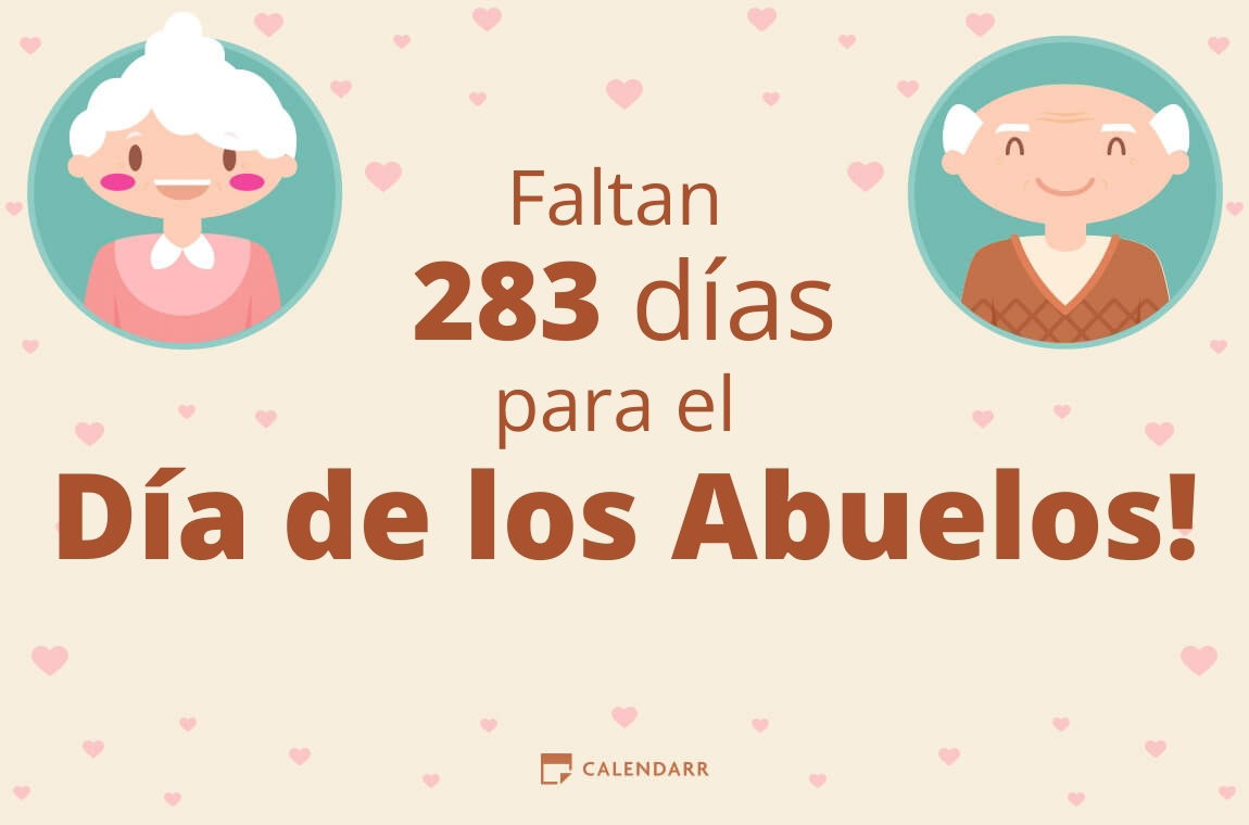 Descubre cuántos días faltan para el Día de los Abuelos ...