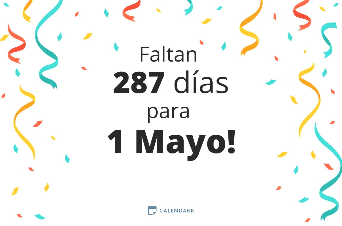 Descubre cuántos dĂas faltan para 1 Mayo Calendarr