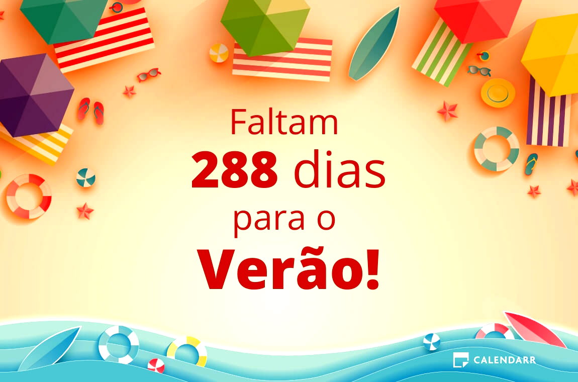 Descobre quantos dias faltam para  o Verão - Calendarr