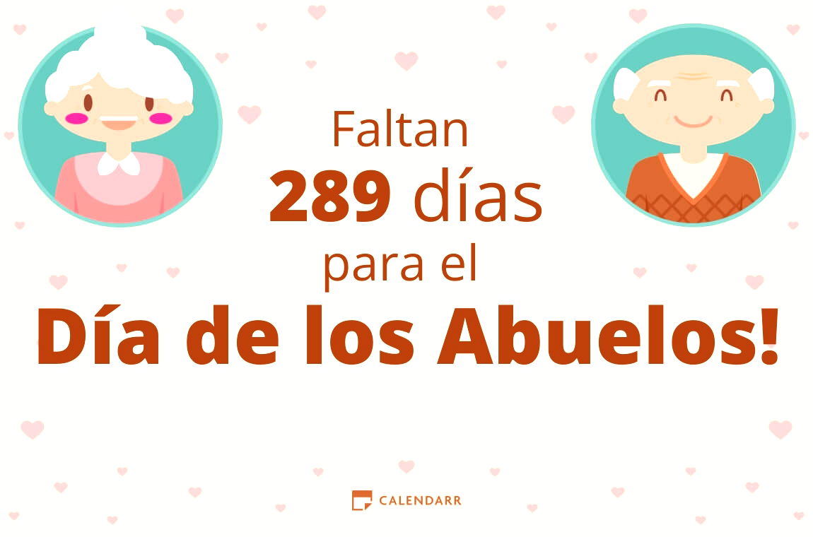 Descubre cuántos días faltan para el Día de los Abuelos - Calendarr