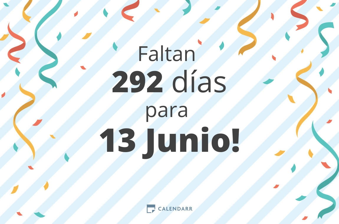 Descubre Cu ntos D as Faltan Para 13 Junio Calendarr Descubre Cu ntos D as Faltan Para 13 Junio Calendarr