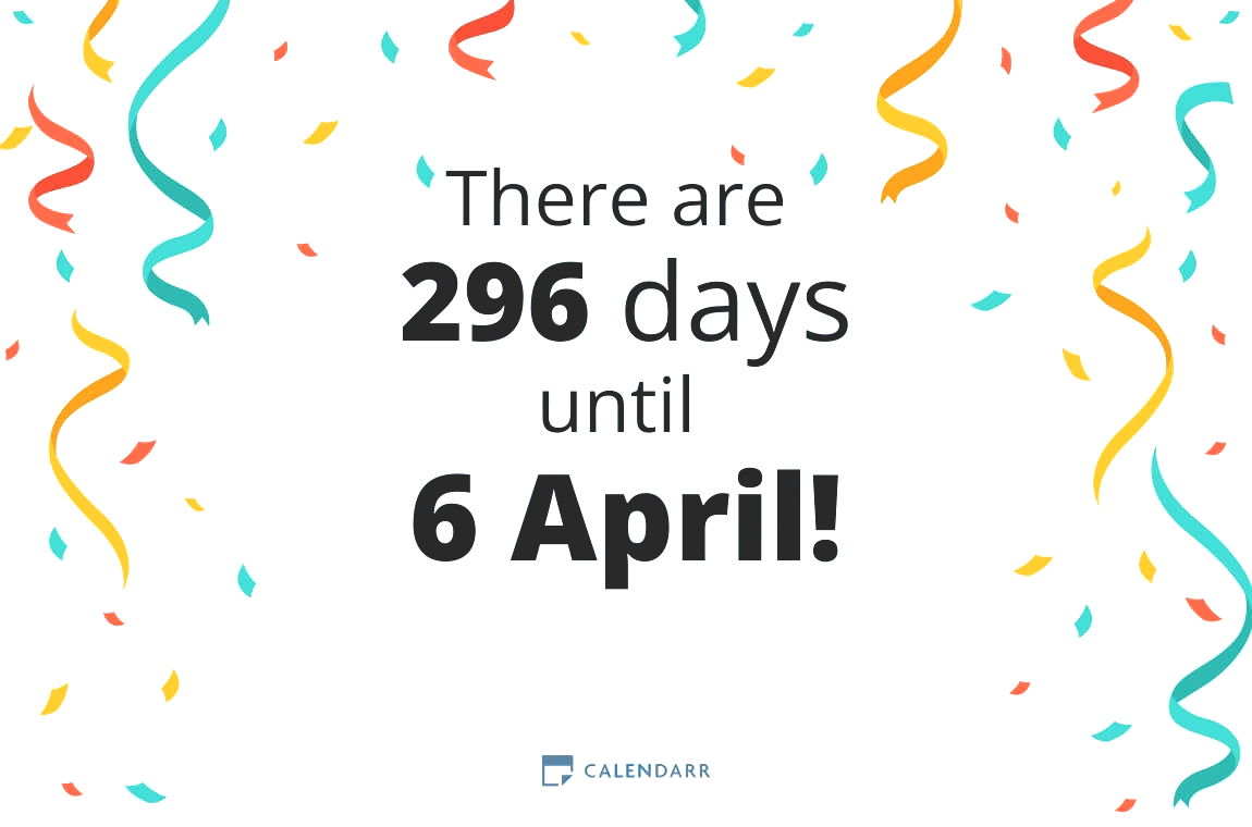How many days until 6 April - Calendarr