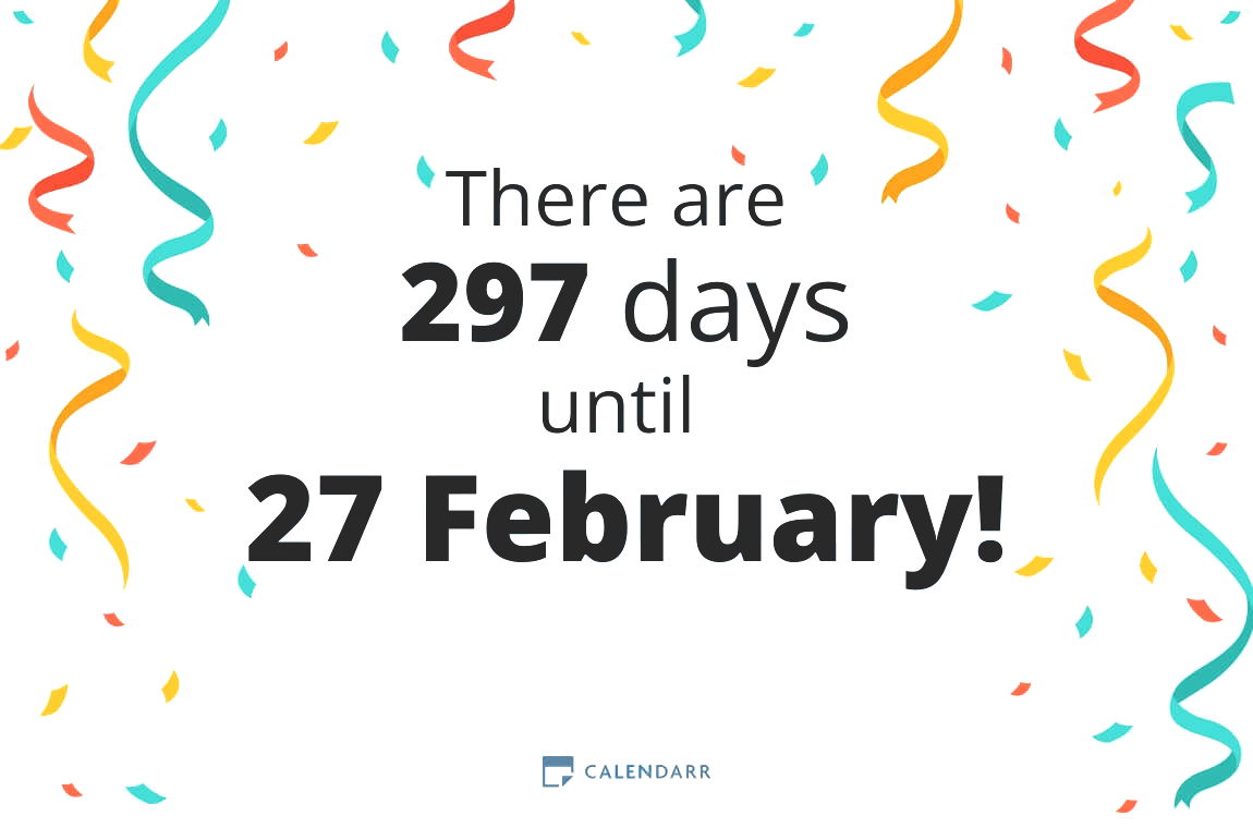 How many days until 27 February - Calendarr