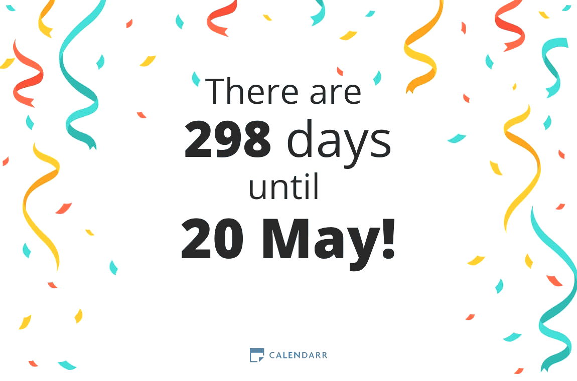 How many days until 20 May - Calendarr