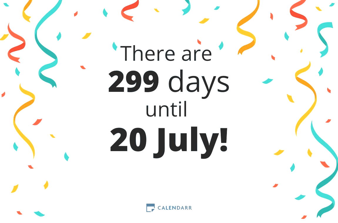 How many days until 20 July - Calendarr