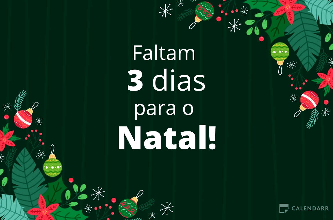 Descubra quantos dias faltam para  o Natal - Calendarr