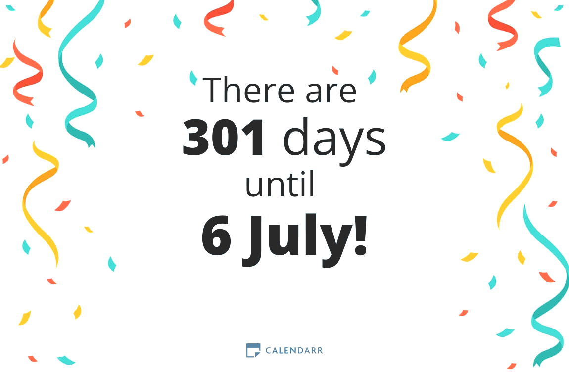 How many days until 6 July - Calendarr