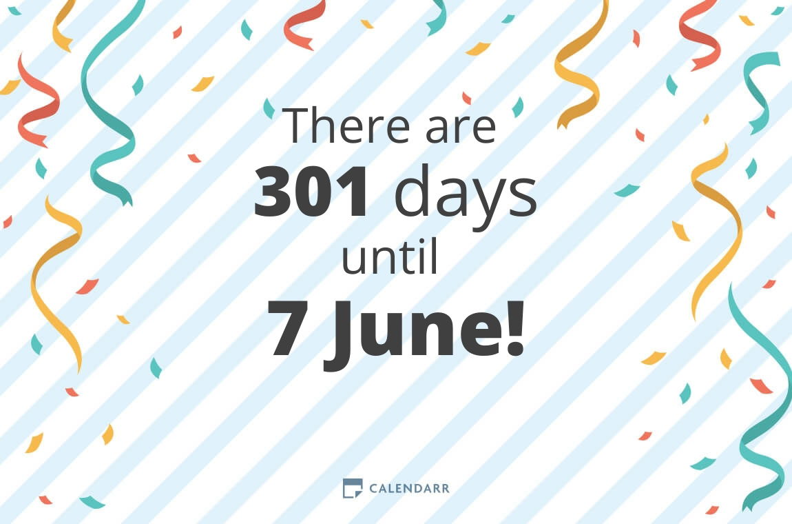 How Many Days Until 7 June Calendarr